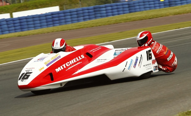 Isle of Man TT sidecar stars Ben and Tom Birchall in World Championship action (Mark 'Wally' Walters)